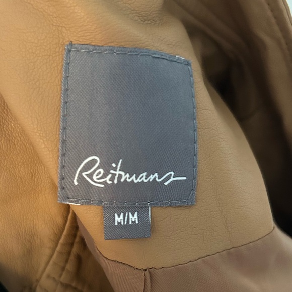 Reitmans Leather look jacket/blazer - Picture 8 of 9